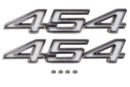 1970-74 FENDER EMBLEM, "454" (EXCEPT 72 CAPRICE)